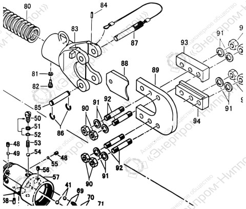 Нож неподвижный для резака REC-S540 REC-S640 S-400 IZUMI 400-30