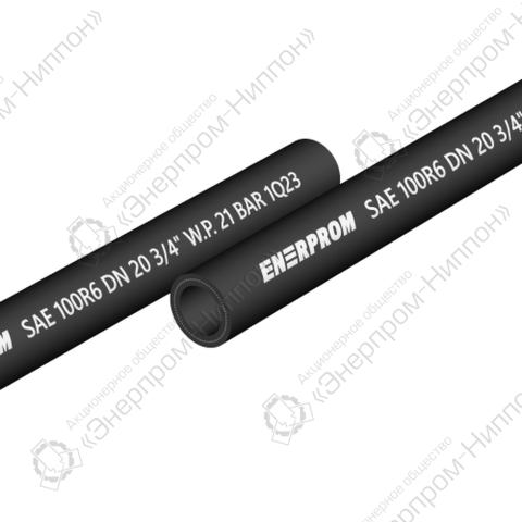 РВД SAE 100R6 DN 20 (3/4″) 21 бар Enerprom EGR6-3/4